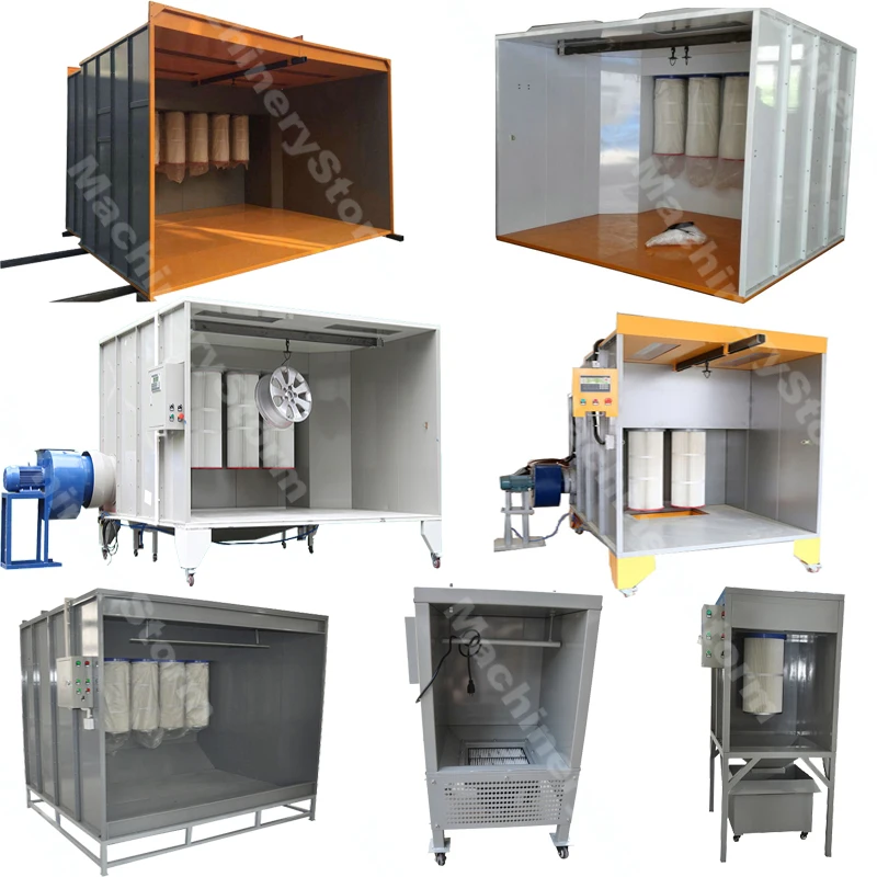 Manual Powder Coating Spray Booth