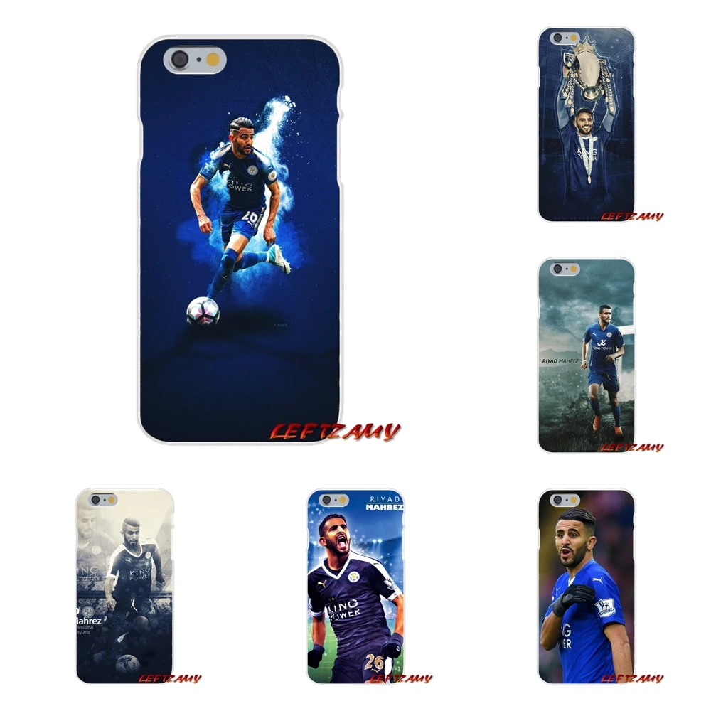 

yad Mahrez Football Star Slim Silicone phone Case For iPhone X 4 4S 5 5S 5C SE 6 6S 7 8 Plus