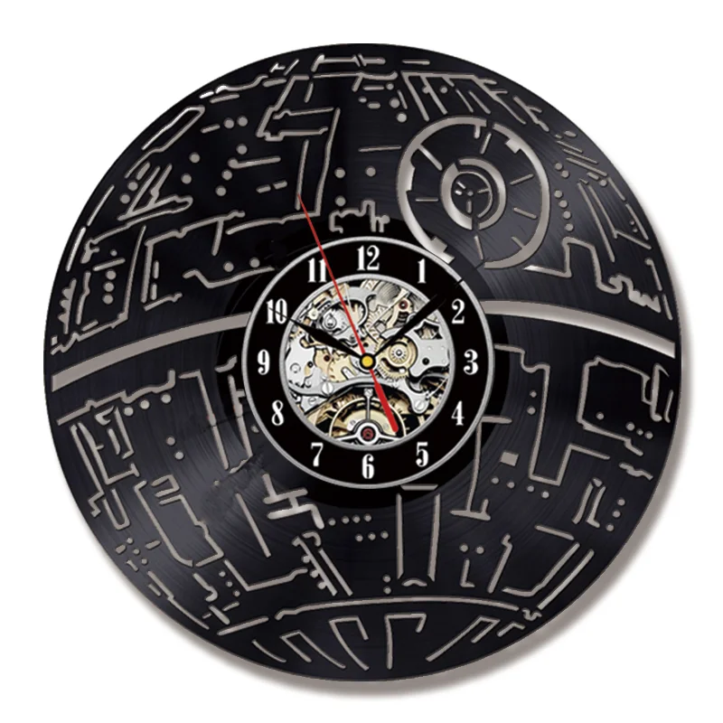 STAR WARS Wall Clocks Modern Design Creative Vinyl LP CD Round Clocks