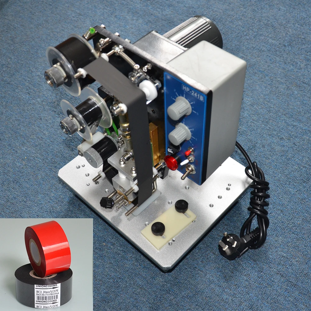 

241B type hot foil machine on plastic bags