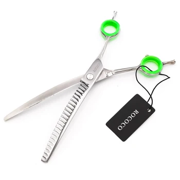 

8inch Pet Grooming Curved Thinning Scissor Dog Cat Hair Cut Hairdressing Shear Clipper Professional Curved Scissor Thinning