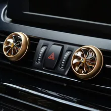 Автомобильный освежитель воздуха, 2 шт., мини-вентилятор, автомобильный освежитель воздуха с зажимом на вентиляционное отверстие, ароматерапия, автомобильный Стайлинг, аксессуары для салона автомобиля