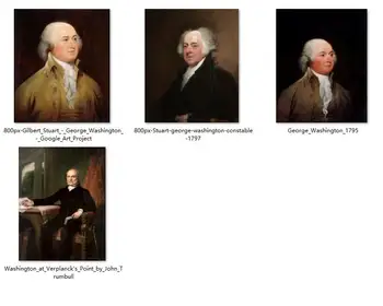 

4P-wholesale painting # good quality --American Founding Father first Vice President portrait print art painting on canvas