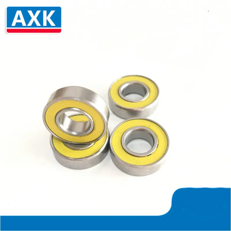 Abec 3 Yellow Rubber Ball Bearings Rc Car Truck Bearing For Tamiya Car Wild Willy 2 Metallic Shafts Aliexpress