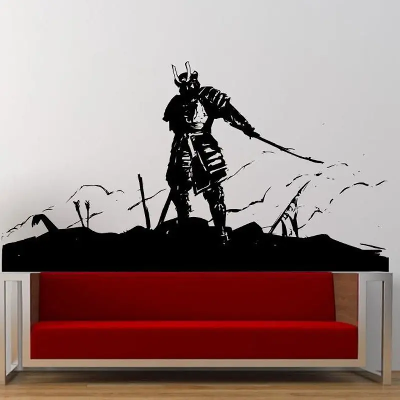 Настенная Наклейка кэндо Постер воина ниндзя виниловые художественные