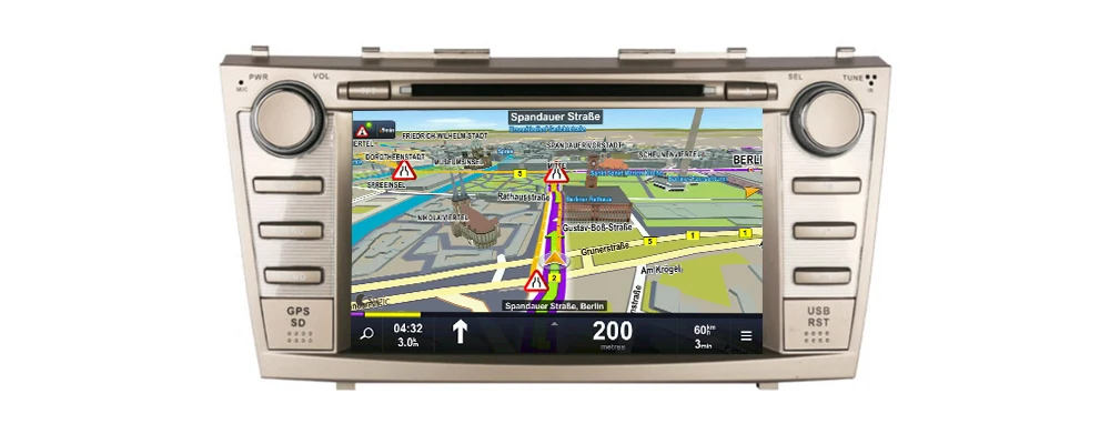 Flash Deal ZaiXi Android Car DVD GPS Navi for Toyota Camry 2007~2011 player Navigation WiFi Bluetooth Mulitmedia system audio stereo EQ 3