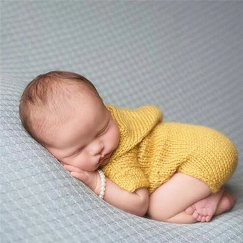 

Newborn Photography Props Baby Hat Costume Set Knitted Beanies Infant Photography Accessories Newborn Photography Props Crochet