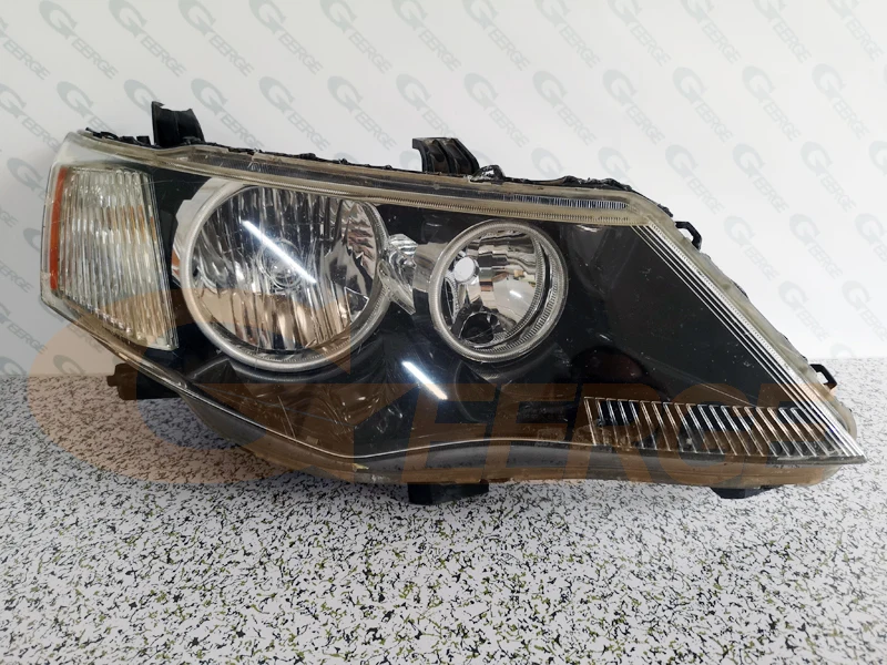 Для Mitsubishi Outlander 2007 2008 2009 галогенная фара отличное Ultrabright освещение CCFL ангельские глазки комплект Halo Кольцо