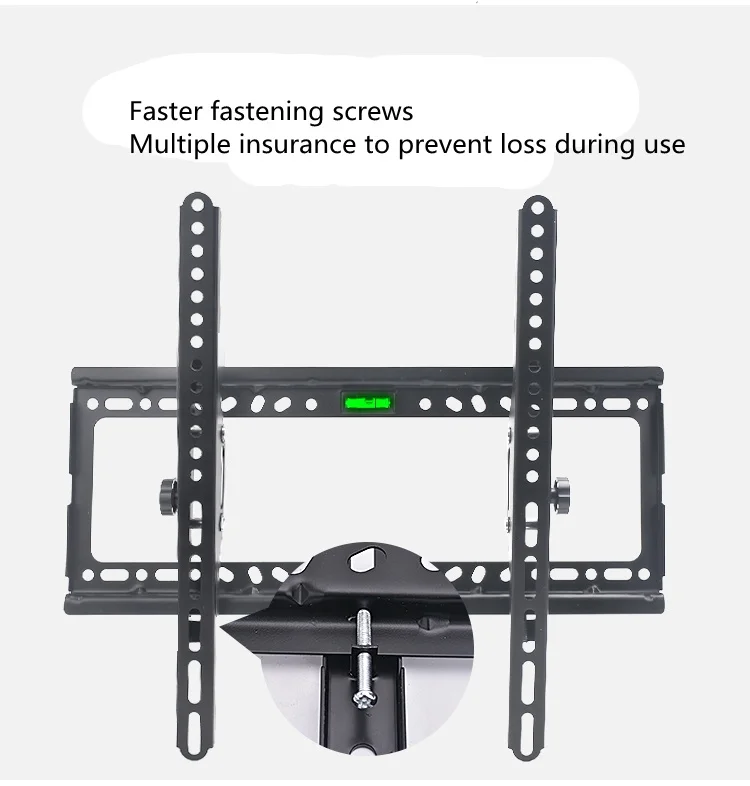 Универсальный ТВ настенный кронштейн регулируемый поддон фиксированный плоский ТВ-стенд держатель для большинства 14~ 70 дюймов HD ТВ плоский телевизор
