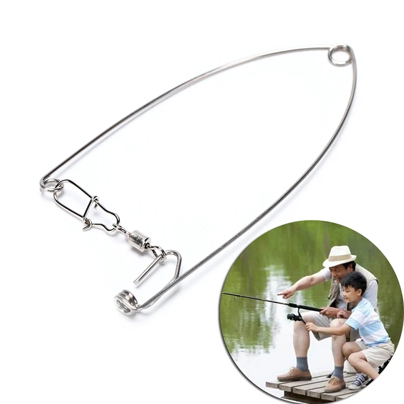 

5 Pcs/Set Stainless Steel Fishhooks Automatic Extreme Speed Catapult At Top Speed Lazy Person Fish Hook Fishing Accessories 0.3