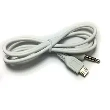 Новые короткие белые 70 см 4-полюсный 3,5 мм мужчина к V8 Micro B зарядных порта USB для автомобиля AUX кабель для синхронизации аудио кабель доступа