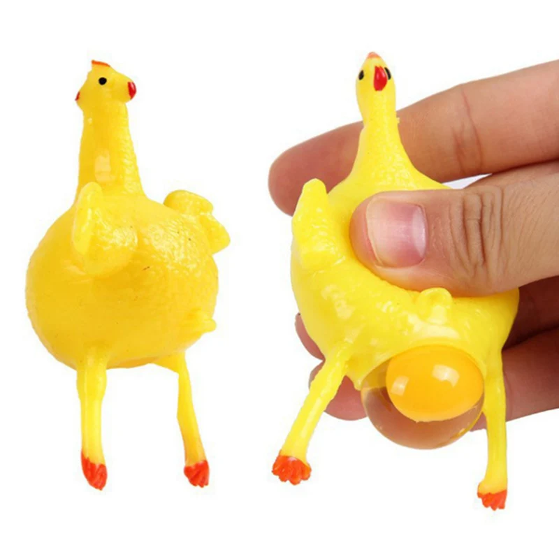 Новинка креативная модная игрушка курица в виде несущего яйца игрушки сжималки