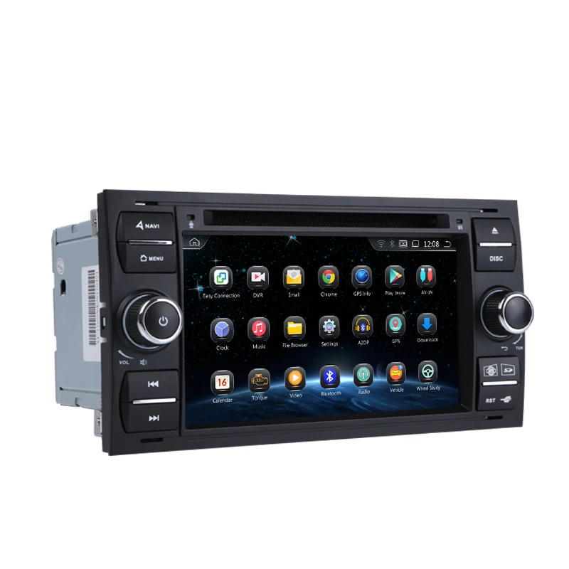 Excellent CarExc Android 9.0 OS Octa Core For Ford Focus II Connect Fiesta Transit Fusion Kuga Galaxy Car DVD GPS Radio Navigation Unit 4