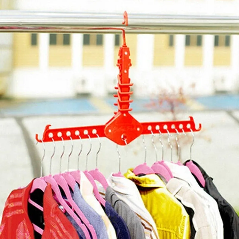 

1PC Magic Foldaway Space Saving Scarves Clothes Racks Holder for Kitchen Bathroom Bedroom Towel Hanging Loop Hanger Accessories