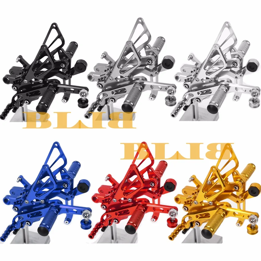 

8 Colors For Yamaha YZF-R6 2006-2015 CNC Adjustable Rearsets Rear Set Motorcycle Footrest Moto Pedal 2007 2008 2009 2010 2011