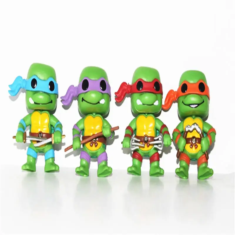 Funko POP 6 шт./набор Brother TMNT фигурка игрушка мультфильм цифровая Коллекция Модель подарок на день рождения игрушки