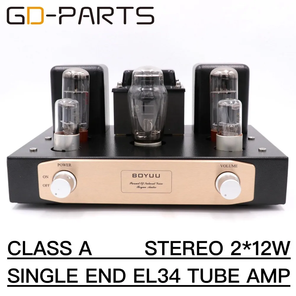 GD PARTS Class A Single End EL34 Vacuum Tube Amplifier Vintage Tube