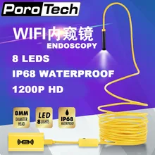 110B 10M Wireless 1200p HD WIFI Endoscope Mini Camera with 2 Megapixels for xiaomi IOS Android for Engine Checking Sewer check