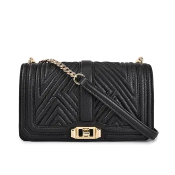 

RM8905 European and American fashion leather Crossbody Bag single shoulder Bag Brand Geometry Cowhide Leather Handbag