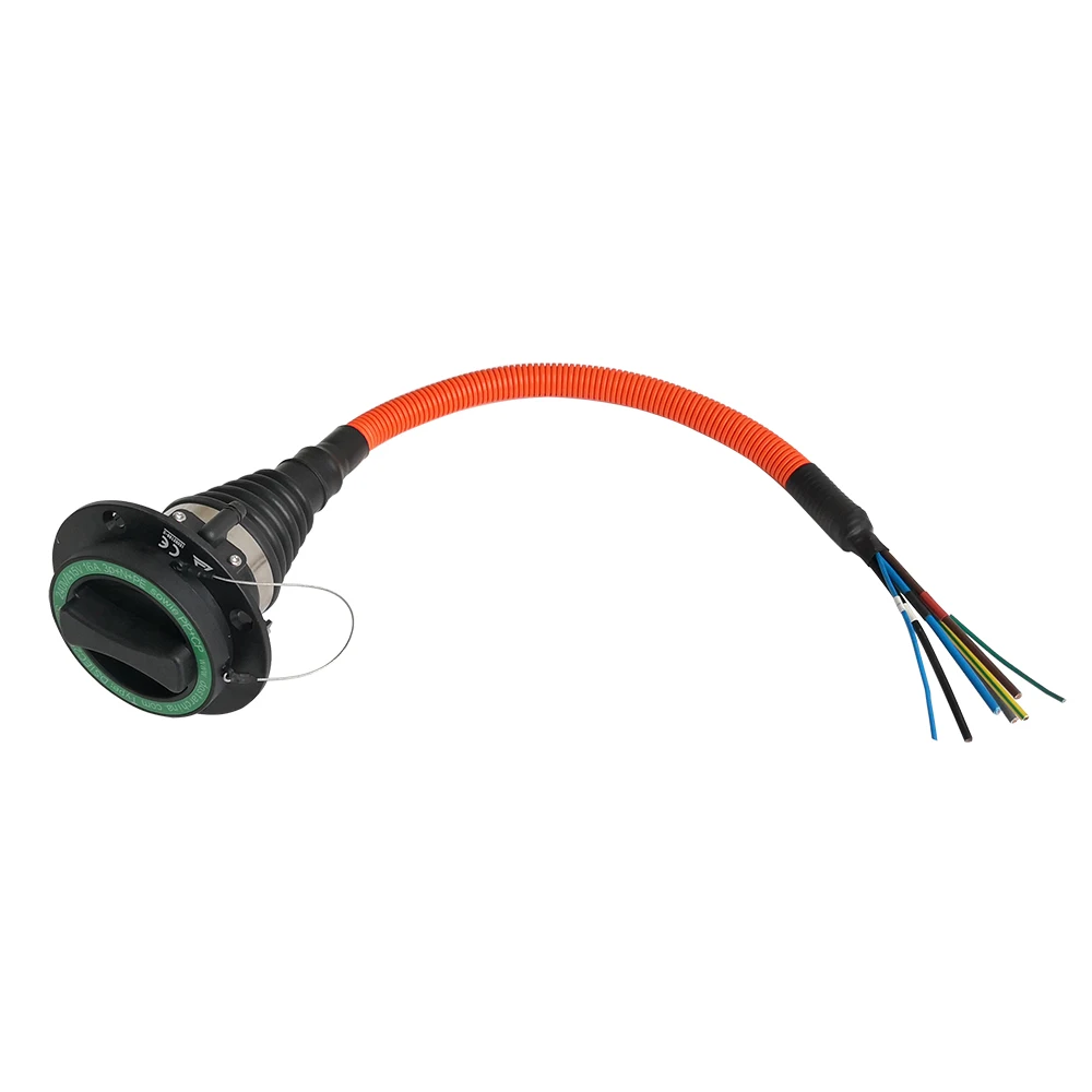 Tomada de Entrada com Cabos de Cabo Lateral do Carro ev tipo 2 Evse Carro Elétrico Vehicl 1.64ft Padrão Europeu Iec 62196 Tomada Masculino 16a 32a 9 Cheap Acessórios