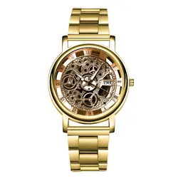 Zerotime #501 Новинка 2019 наручные часы серебристо-золотые полые стальные часы наручные часы Ретро Роскошный топ золотой подарок бесплатная