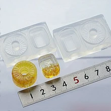 Стереоскопический прозрачный силиконовый DIY моделирование в форме еды пресс-форм для эпоксидной смолы Создание украшений из каучука ремесленных инструментов смолы формы forjewelr