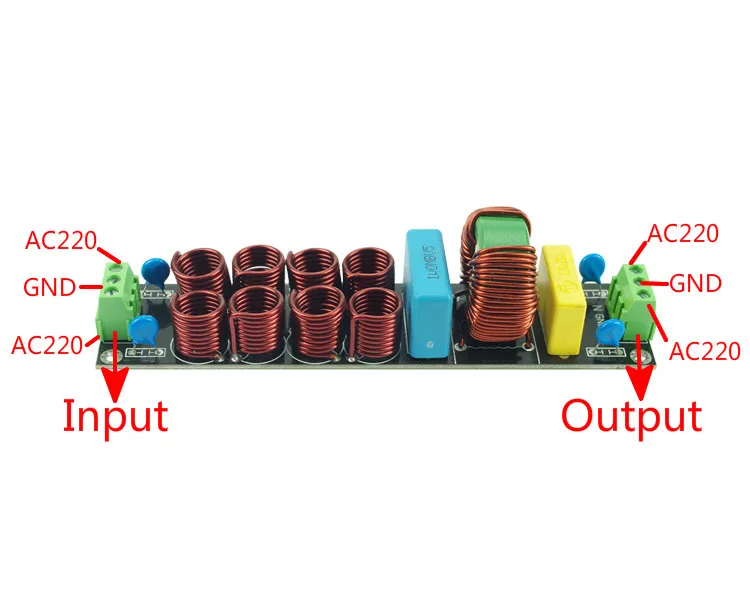 GHXAMP 20A фильтр питания EMI источник фильтра линии динамик до 4400 Вт 1,4 мм 1 шт