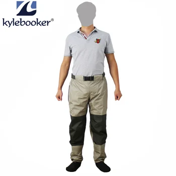 Fly Fishing Waist Waders Pant Durable Waterproof trousers Wading Breathable Waist Pants With Stocking Foot unisex plus 46 fishing waders leg pants super large synthetic leather boots thickening sole one piece fishing waders leg pants