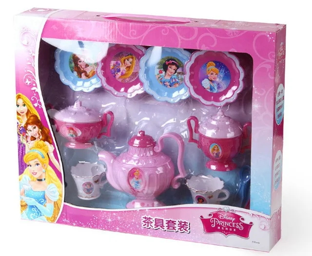 2019 new Disney Princess tea set children play toy simulation series