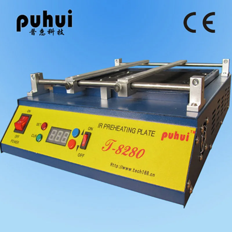 

Puhui T8280 IR-Preheating Oven 220V/110V Preheat Plate Infrared Pre-heating Station For PCB SMD BGA Soldering