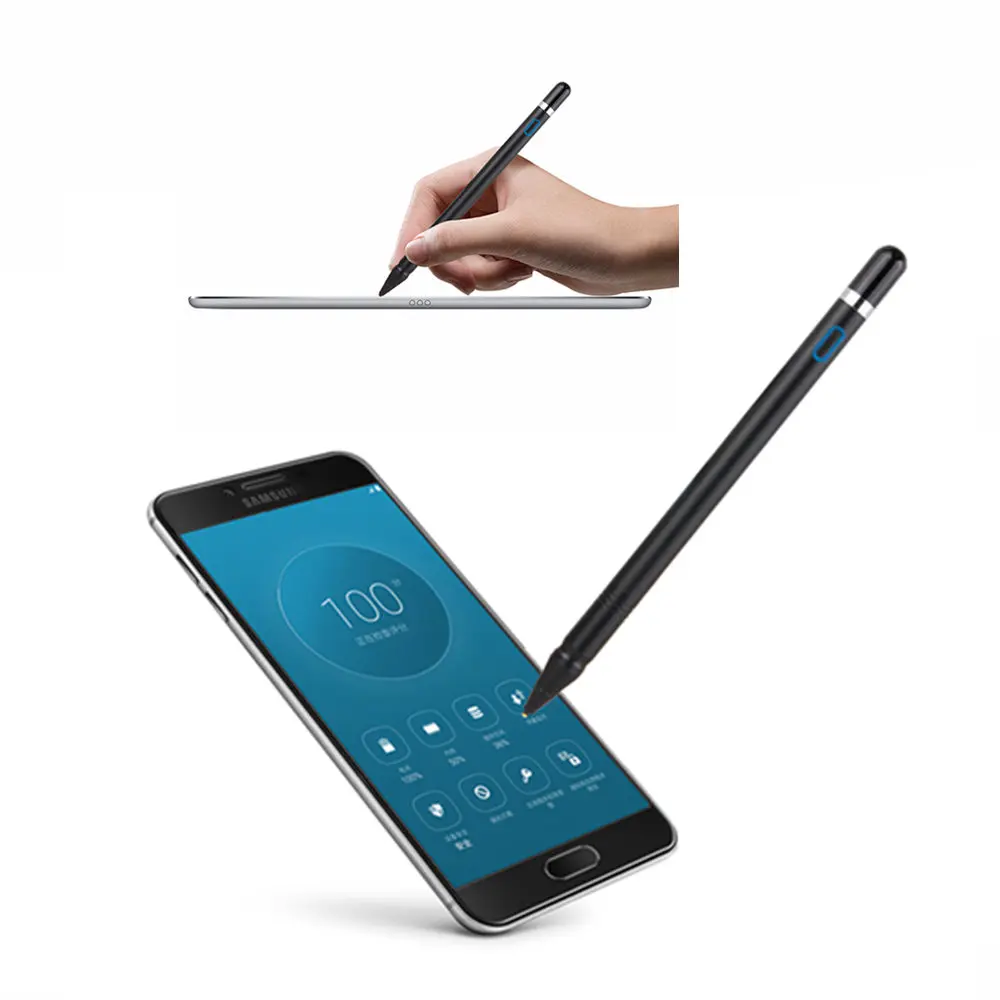 

Universal Active Stylus Tablet Screen Touch Pencil for Apple iPad air 2/1 mini 2/3/4 Pro 10.5/9.7/12.9 Drawing NIB 1.3 mm Pen