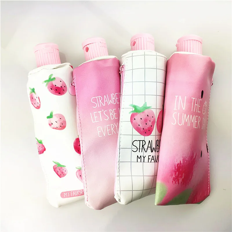 Креативная зубная паста с ароматом клубники Kawaii пенал для карандашей карандашом