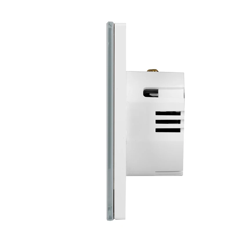 Vovoway EU Glass panel touch switch, light switch, wireless control,2 Gang AC110V 220V