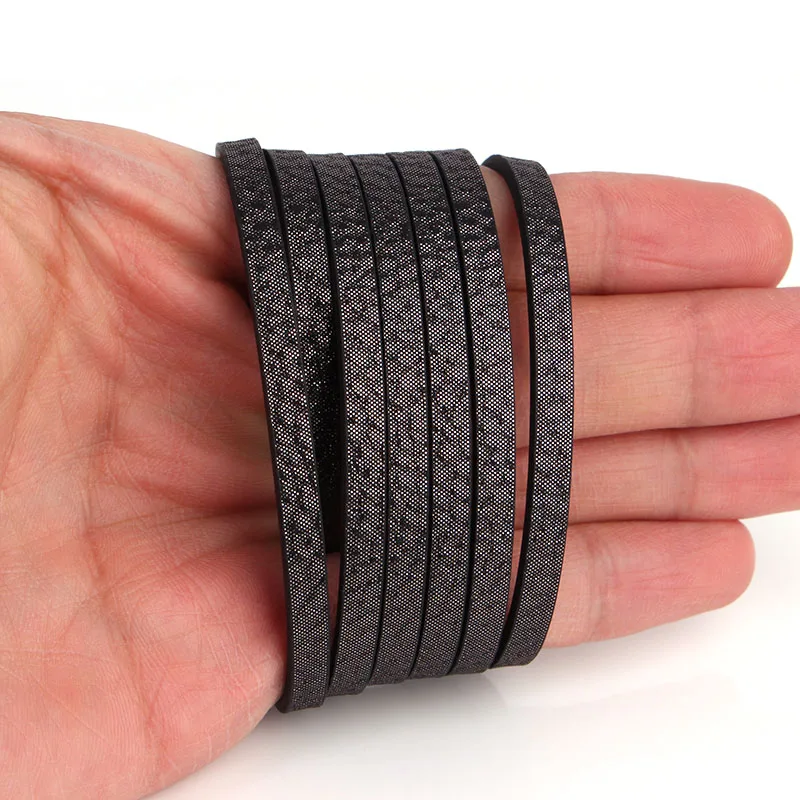 Шнур и веревка из ПУ кожи 10 цветов 5 мм|materials for bracelets|leather cordpu leather cord |
