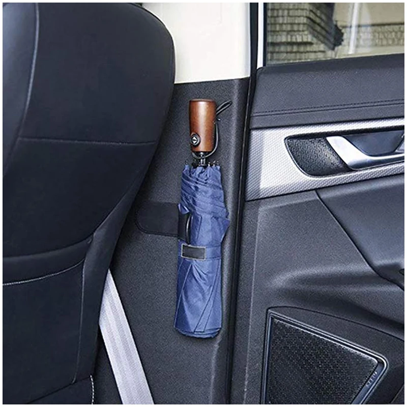 Портативный автоматический зонтик для транспортного средства крюк самоклеящийся держатель Вешалка автомобильные принадлежности фиксатор для сиденья крепежные стойки для двери шкафа стороны YJ007