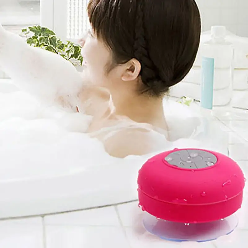 

Portable colorful HIFI high quality Waterproof Mini Bluetooth Speaker Wireless Handsfree With Suction Cup