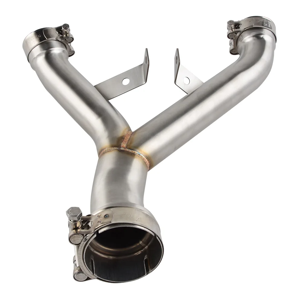 Decatalizador No-Kat Mid Pipe INOX DE-Cat DECAT Dominator Exhaust 2011 2012 2013 2014 2015 2016 2017 2018 Z1000 Z 1000 Tubo de eliminaci/ón de catalizador