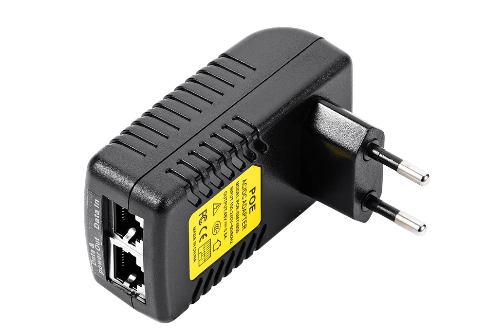 Видеонаблюдение CCTV безопасности 48 В 0.5A 24 Вт POE настенный штекер POE инжектор Ethernet адаптер ip-камера телефон PoE Питание US EU штекер