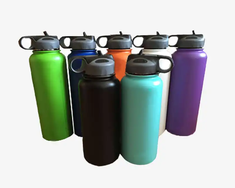 Новый термос с изоляцией Нержавеющая сталь водная бутылочка с широким горлом Стакан Кружка Охладитель кофе с крышка с соломинкой 18/32/40 унци...