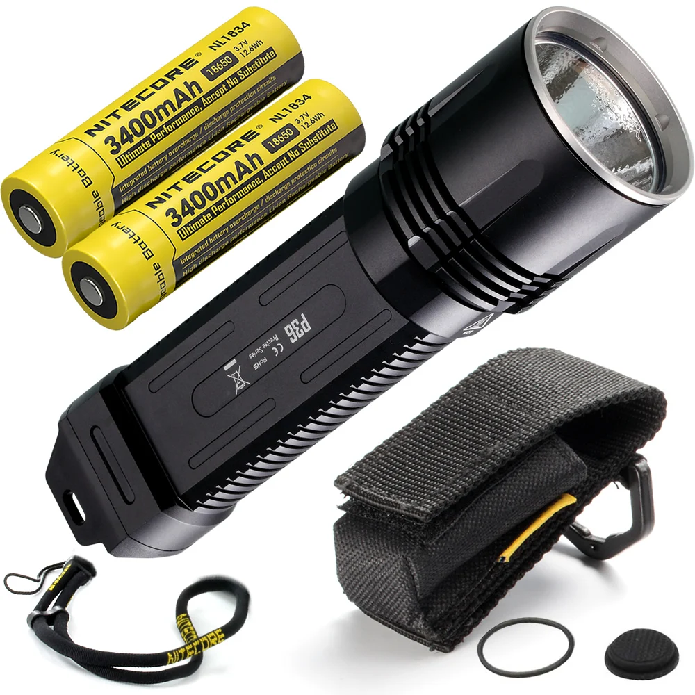 

NITECORE 2000Lms CREE MT-G2 Neutral White LED P36 Flashlight + 2x18650 Rechargeable Battery Hunting Search Rescue Portable Torch