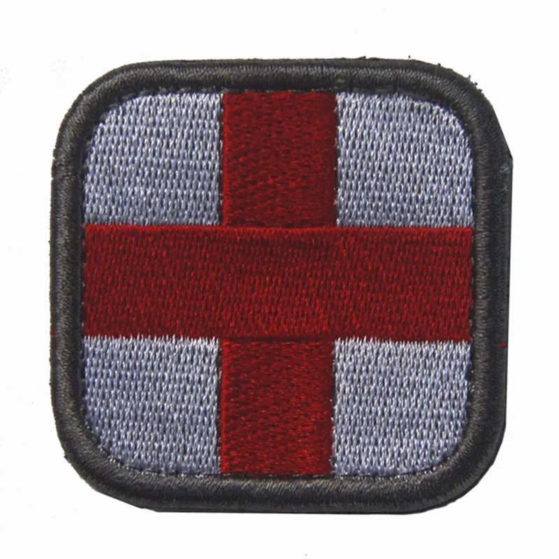 EMT медицинский Красный Крест нашивка билета вышитые военные нашивки фельдшер ПВХ резиновые значки аппликации militar для одежды