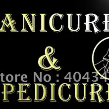 LB592-маникюр педикюр салон красоты светодиодный неоновый свет знак