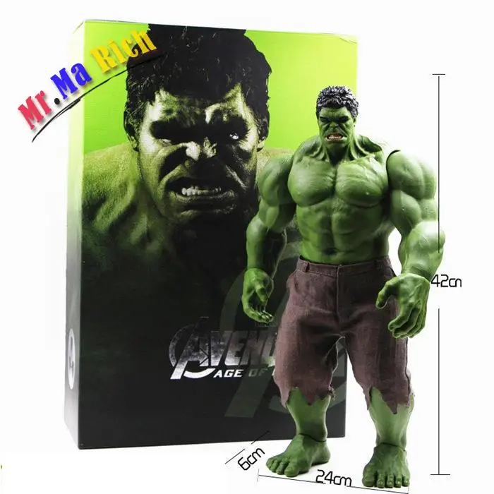 

Hot Vendicatori Incredible Hulk Iron Man Hulk Buster Age Of Ultron Hulkbuster 42 Cm Pvc Giocattoli Action Figure Hulk Smash