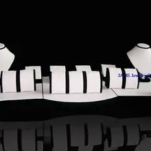 Дисплей ювелирных изделий incount витрина для колье и кулоны белый Искусственная кожа ювелирные изделия Организатор случаях