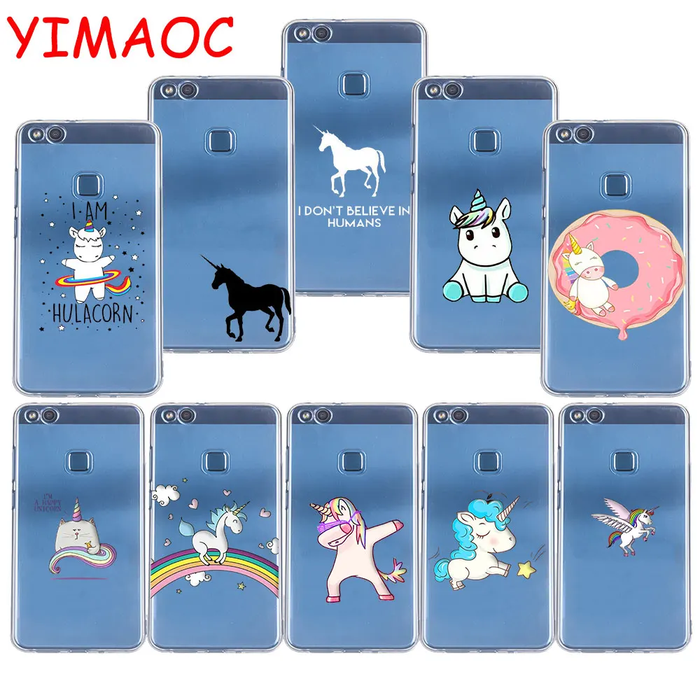 

YIMAOC 4z Unique Cute Soft TPU Case for Huawei P20 Pro P10 P9 P8 Lite P Smart Mate 10 lite 20 pro