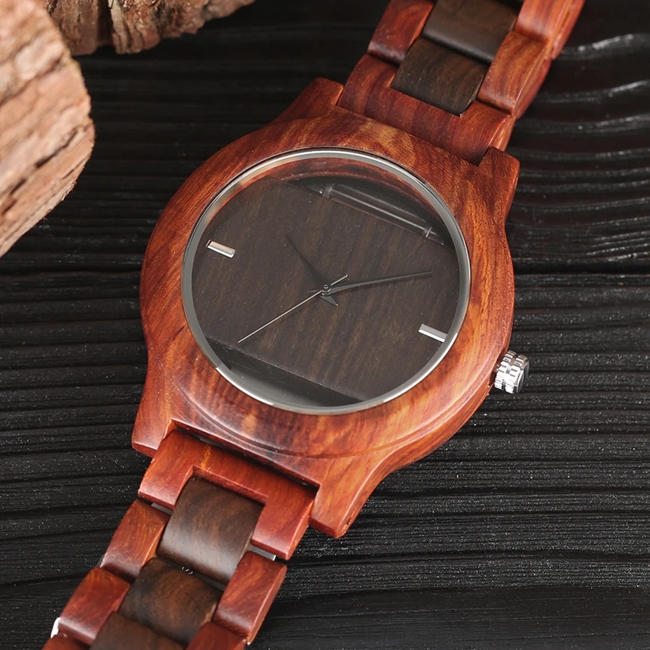 Top Luxury Full Bamboo Wood Quartz Watch Mens Hollow Analog Handmade Bracelet Sports Wristwatch Male Simple reloj de hombre 2017 2018 Gifts (11)