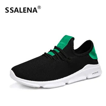 

Men Lightweight Casual Shoes Men Flats Leisure Breathable Shoes Men Mesh Lace Up Comfortable Non-slip Shoes AA60673