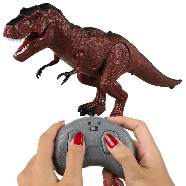 Moving Walking Roaring Dinosaur Remote Control Electronic Light Sound Kids Toy Halloween Gifts 1