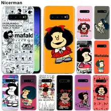 Funda de silicona suave transparente funda para Samsung Galaxy S10 Plus S10e S9 S8 Plus Note 8 9 M30 diseños de dibujo de TPU