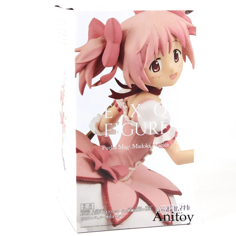 Puella Magi Мадока Magica Madoka kaname EXQ Рисунок ПВХ Фигурки Коллекционная модель игрушки